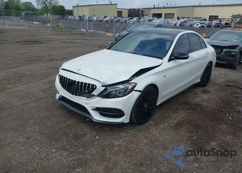 2016 Mercedes-Benz C 450 Amg 4Matic из США, поврежденный, VIN 55SWF6EB4GU121551